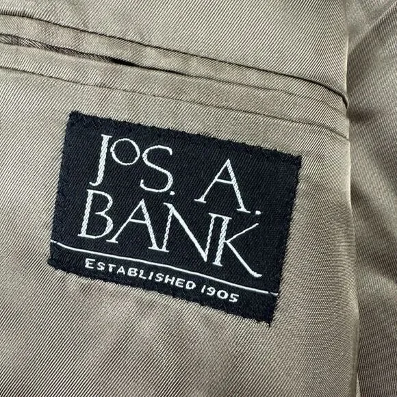 Jos A‎ Bank Jacket Brown 100% Camelhair Sport Coat Blazer 46L Heavy Winter Warm